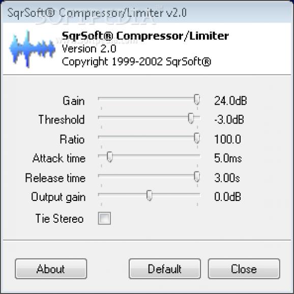SqrSoft Limiter screenshot