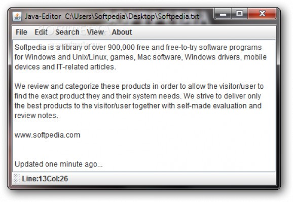 Java-Editor screenshot
