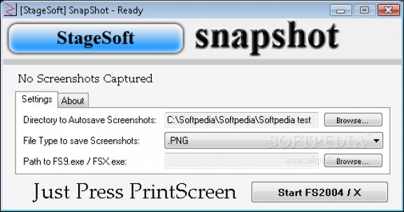 StageSoft SnapShot screenshot