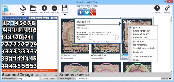 StampScan screenshot