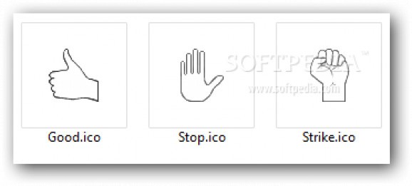 Standard Hand Icons screenshot