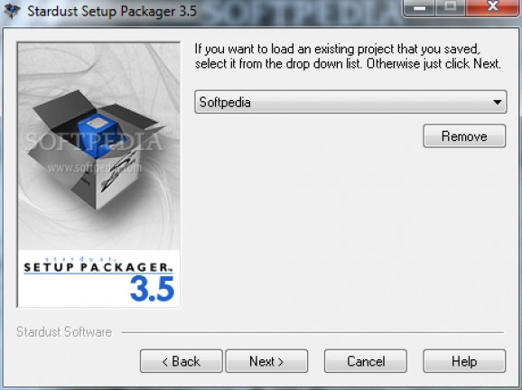 Stardust Setup Packager screenshot