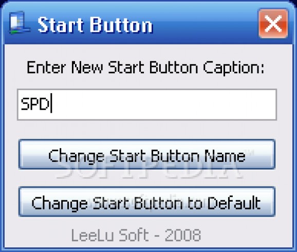 Start Button Caption screenshot