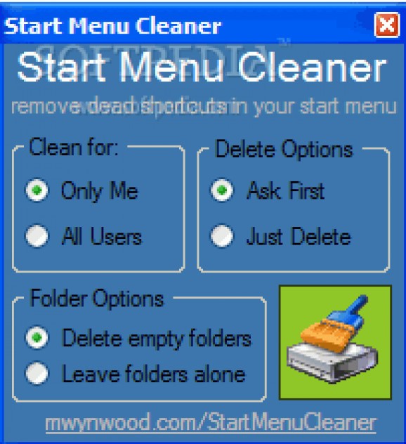 Start Menu Cleaner screenshot
