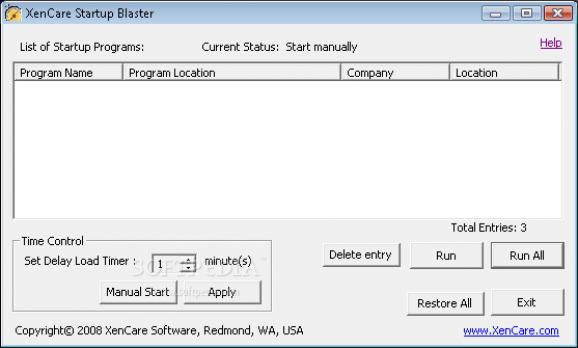 Startup Blaster screenshot