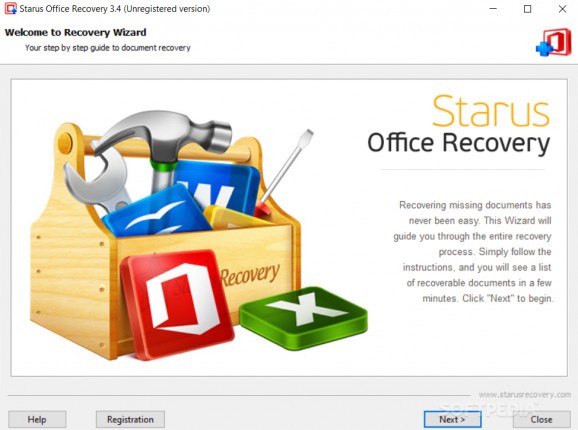 Starus Office Recovery screenshot