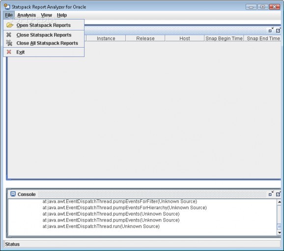 Statspack Report Analyzer for Oracle screenshot