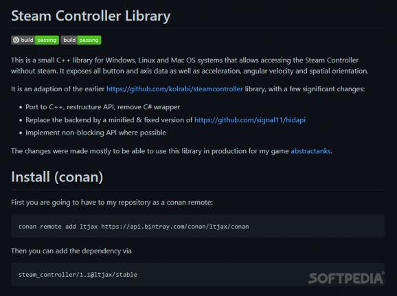 Steam Controller-Library screenshot