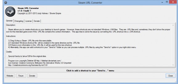 Steam URL Converter screenshot