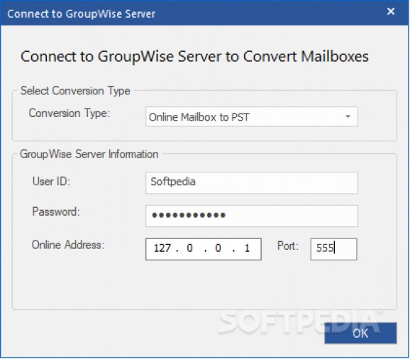 Stellar Converter for GroupWise screenshot