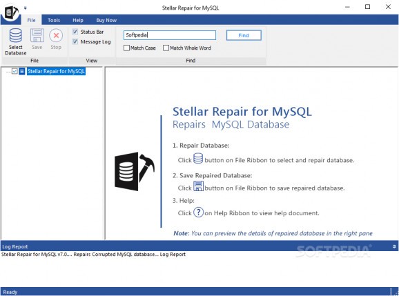 Stellar Repair for MySQL screenshot
