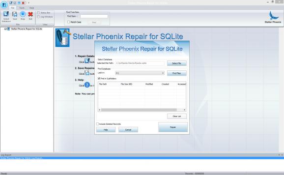 Stellar Repair for SQLite screenshot