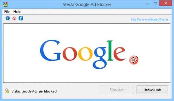 SterJo Google Ad Blocker screenshot