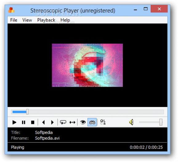 Stereoscopic Player screenshot