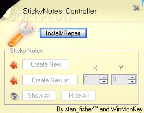 StickyNotes screenshot