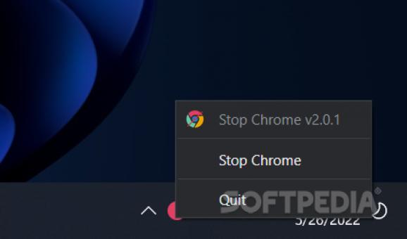 Stop Chrome screenshot