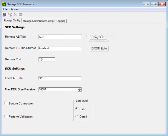 Storage SCU Emulator screenshot