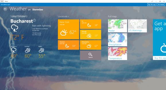 Storm for Windows 8 screenshot