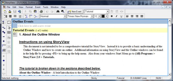 StoryView screenshot