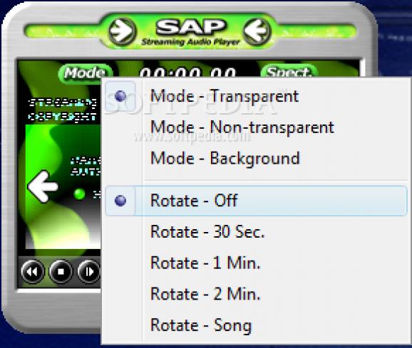Streaming Audio Player screenshot