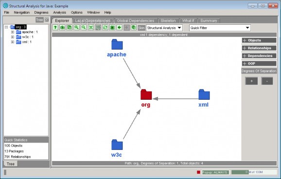 Structural Analysis for Java screenshot