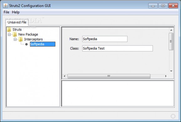 Struts2 Configuration GUI screenshot