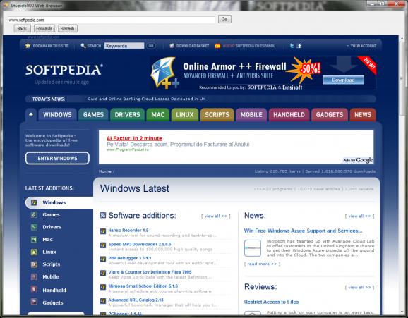 Stupid6000 Web Browser screenshot