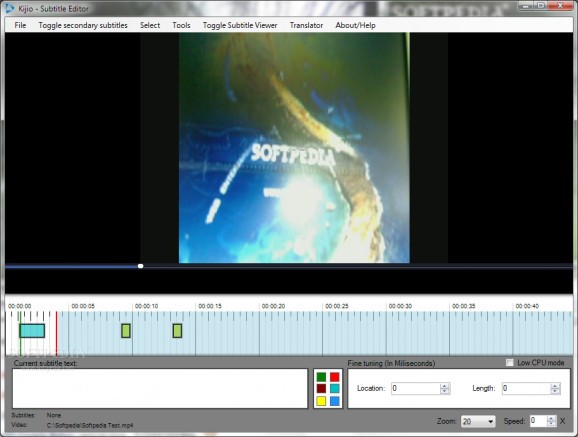 Kijio - Subtitle Editor (formerly SubMaster) screenshot