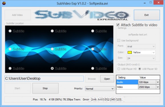 SubVideo screenshot