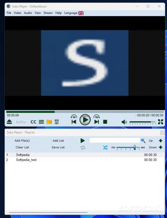 Subs Player screenshot