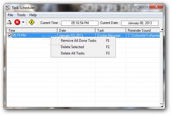 Task Scheduler screenshot