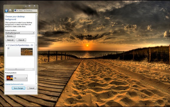 Sunset at the Beach screenshot