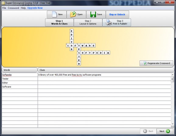 Super Crossword Creator screenshot