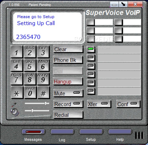 SuperVoice VoIP screenshot