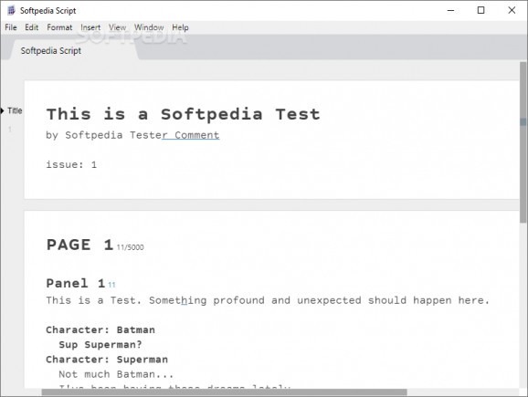 Superscript screenshot