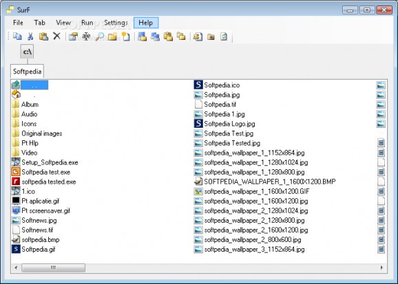 SurF File Manager screenshot