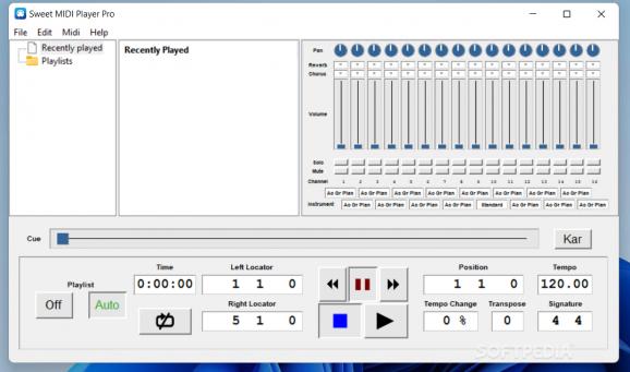 Sweet MIDI Player Pro screenshot