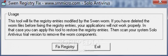Swen Registry Fix screenshot