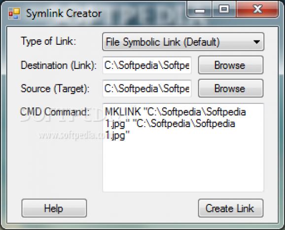 Symlink Creator screenshot