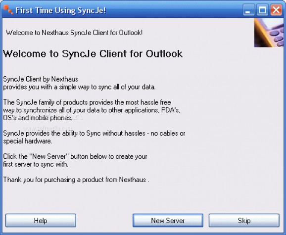 SyncJe for Outlook screenshot