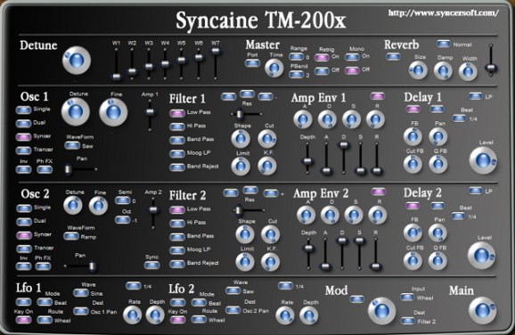 Syncaine TM-200X screenshot