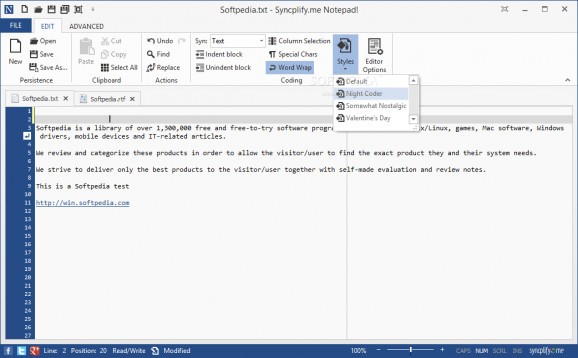 Syncplify.me Notepad! screenshot
