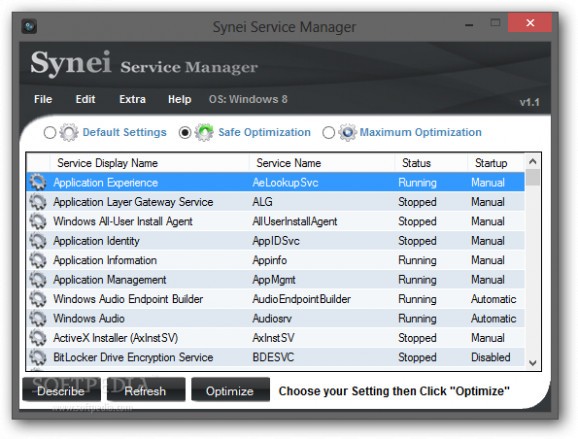 Synei Service Manager screenshot