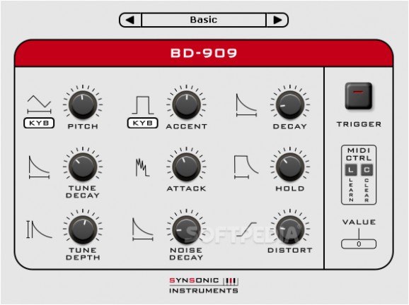 Synsonic BD-909 screenshot