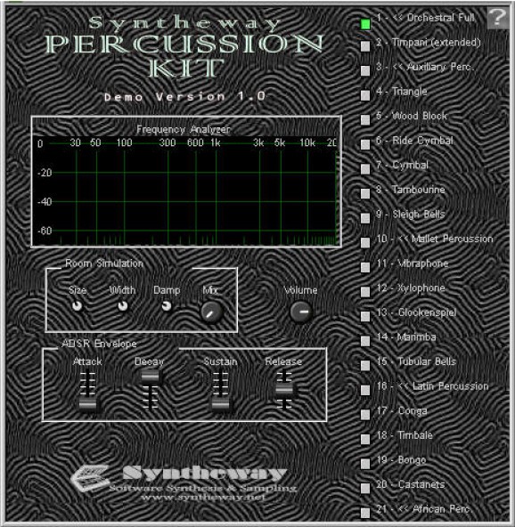 Syntheway Percussion Kit screenshot