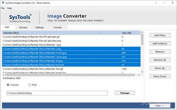 SysTools Image Converter screenshot