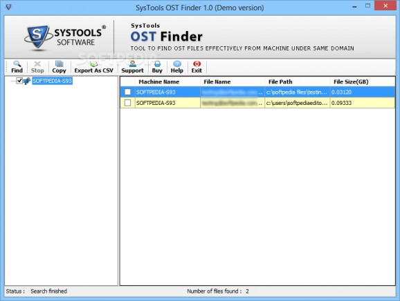 SysTools OST Finder screenshot
