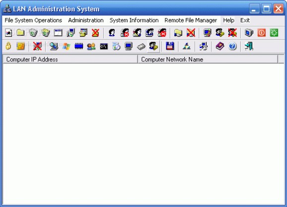 SysUtils LAN Administration System screenshot