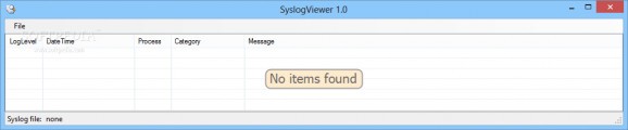 SyslogViewer screenshot