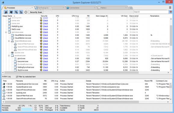 System Explorer screenshot